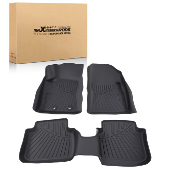 Carpet Floor Mats Liner compatible for Subaru Impreza/Crosstrek 24-25 Black TPE Waterproof