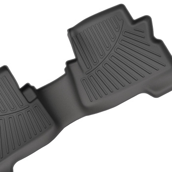 3-Piece Floor Mat Liner compatible for Ford Escape C-Max 2013-2019 Black TPE Floor Liners