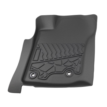 3D Floor MatsCargo Liner Set compatible for Toyota 4Runner 2013-2024 5-Seats Black TPE