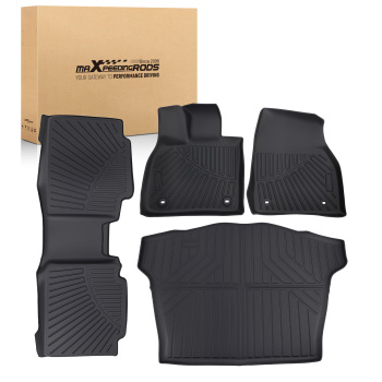 All-Weather Floor Mat Liners compatible for Subaru Solterra 23-2025 TPE Rubber Floor Liners