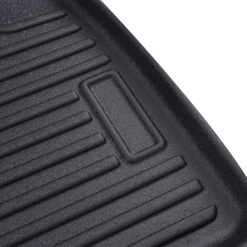 Black All-Weather Floor Mats compatible for Kia Telluride 2020-2025 TPE Rubber Floor Liners