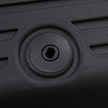 Black All-Weather Floor Mats compatible for Kia Telluride 2020-2025 TPE Rubber Floor Liners