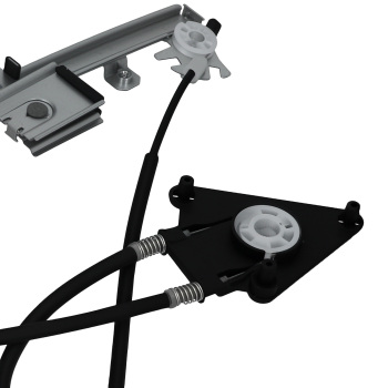 Front Left Window Regulator Assembly compatible for Seat Altea Toledo 5P0837461 04-22