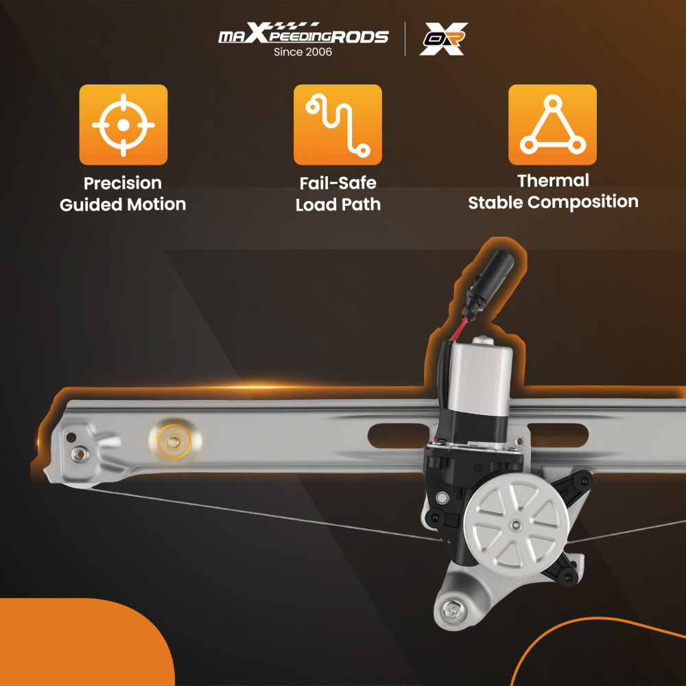 Window Lifter w/ Motor compatible for BMW 323i 325i 330i Rear Left 1999-2005 741-480