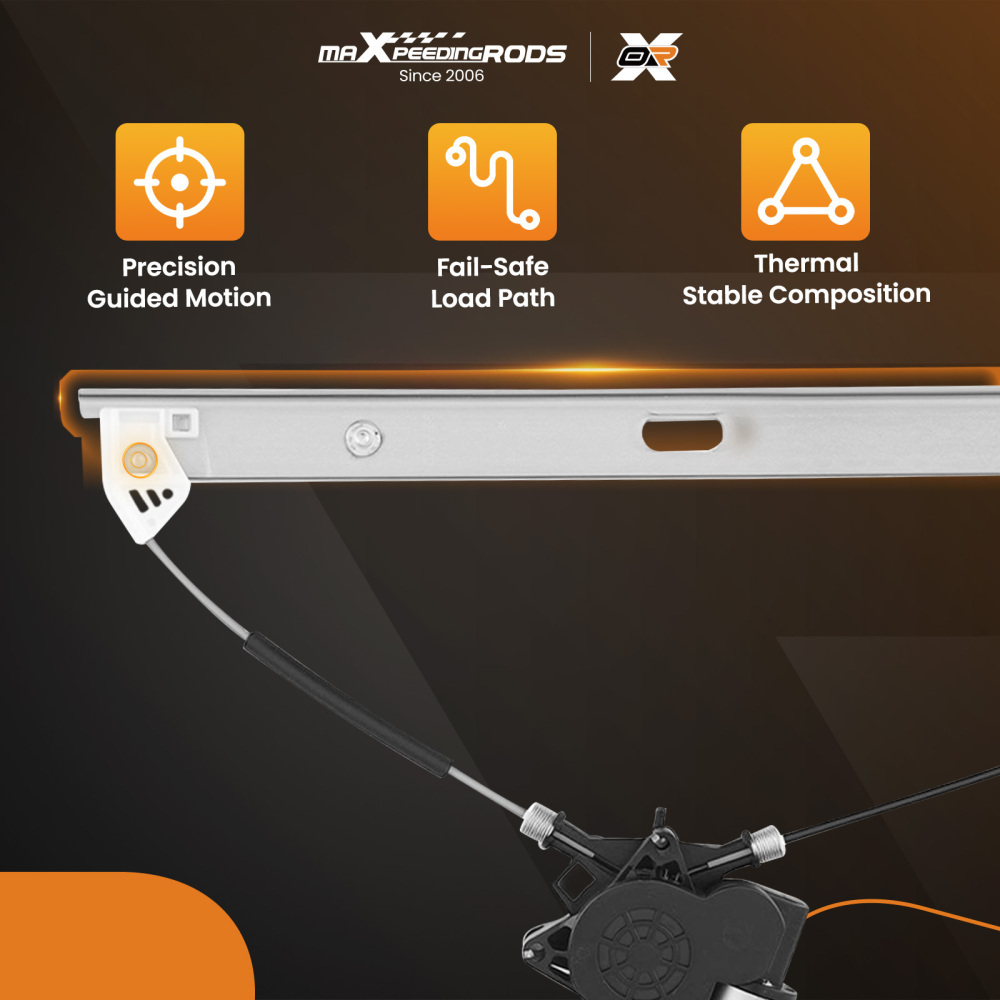 Power Window Regulator w/ Motor compatible for Mazda CX-9 2007-2015 Front Right Side