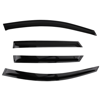 4PC Rain Guard Deflectors compatible for Mazda CX-3 CX3 2015-2021 Outside Mount Set