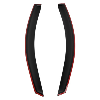 4PC Rain Guard Deflectors compatible for Mazda CX-3 CX3 2015-2021 Outside Mount Set