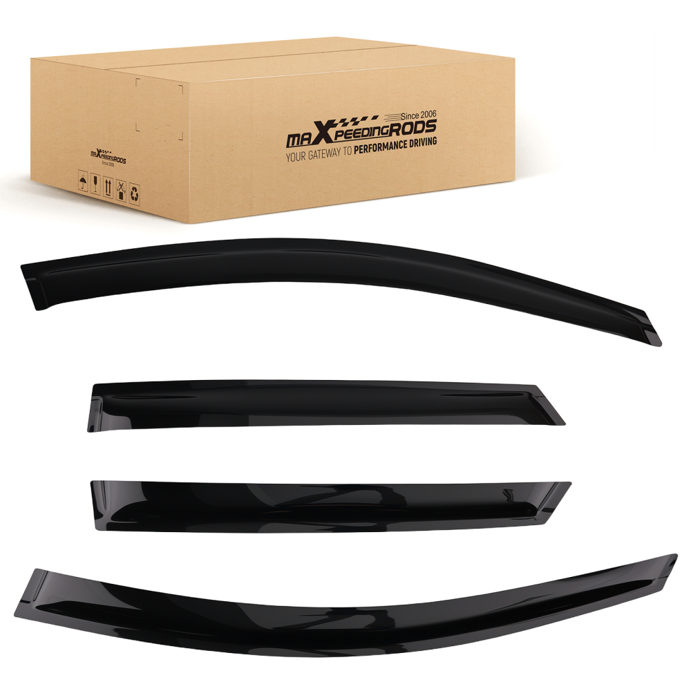 4PC Rain Guard Deflectors compatible for Mazda CX-3 CX3 2015-2021 Outside Mount Set 4PC Rain Guard Deflectors compatible for Mazda CX-3 CX3 2015-2021 Outside Mount Set