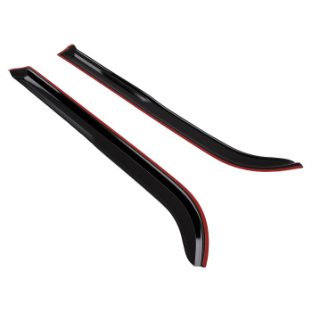 4pc Window Visor Rain Guards compatible for Ford Explorer 2011-2019 Outside Mount Black Set