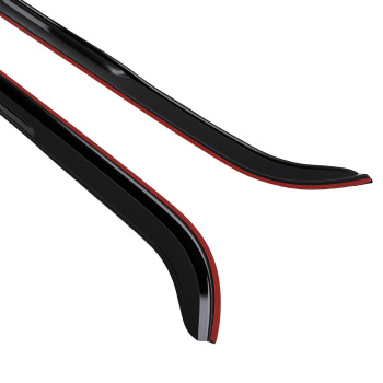 4pc Window Visor Rain Guards compatible for Ford Explorer 2011-2019 Outside Mount Black Set