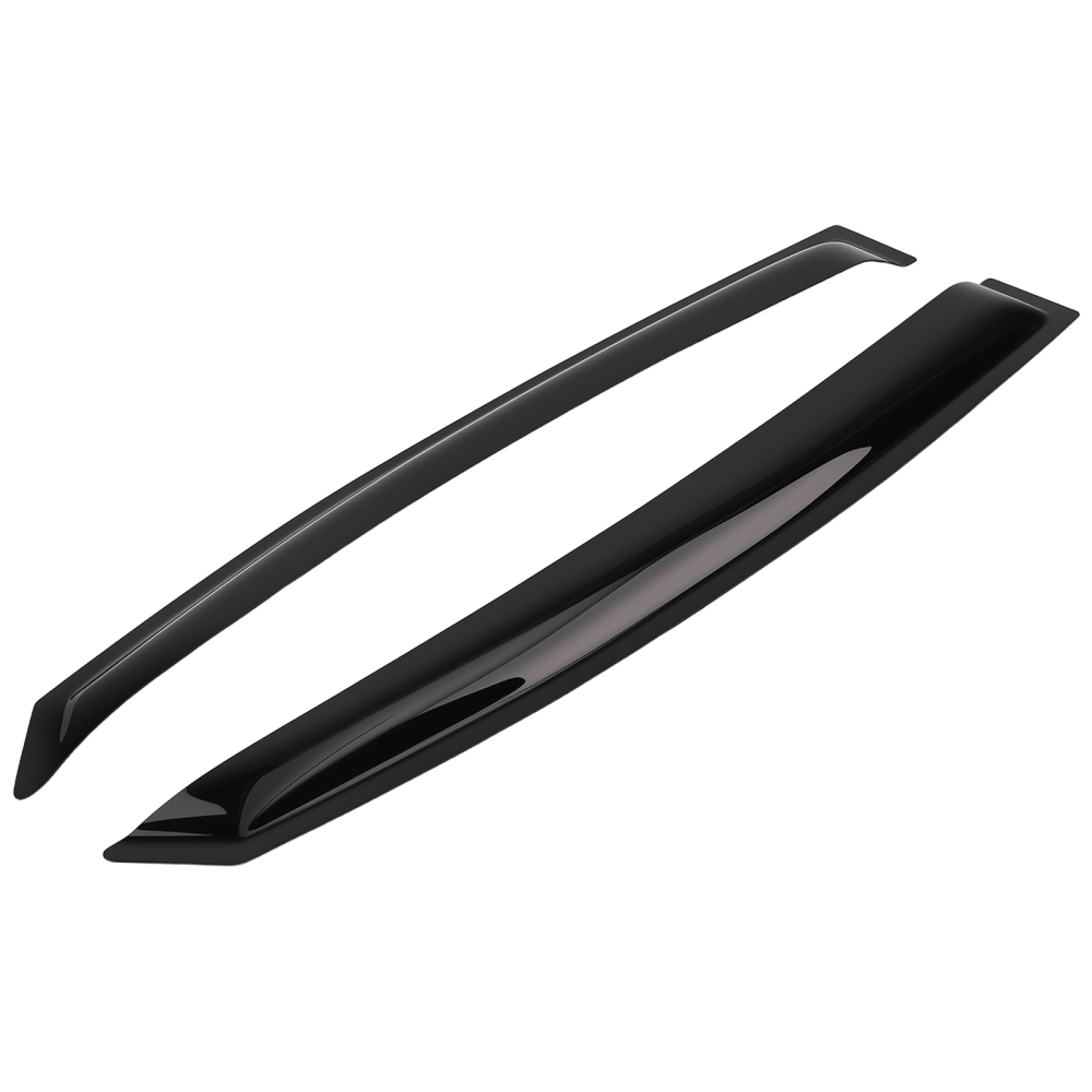 4pc Side Window Deflectors Set compatible for Hyundai Accent Sedan 18-22 Black Rain Guards