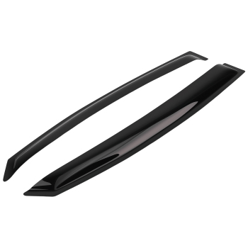 4pc Side Window Deflectors Set compatible for Hyundai Accent Sedan 18-22 Black Rain Guards