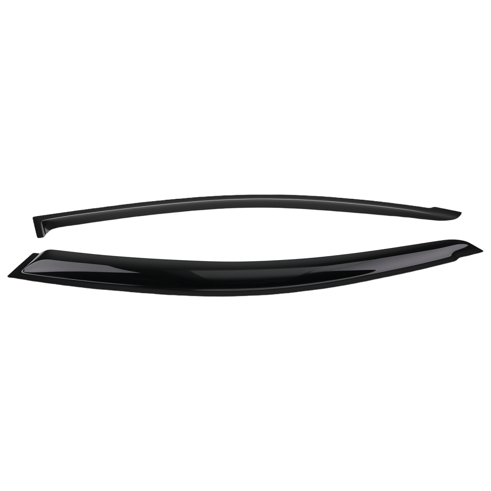 4pc Side Window Deflectors Set compatible for Hyundai Accent Sedan 18-22 Black Rain Guards