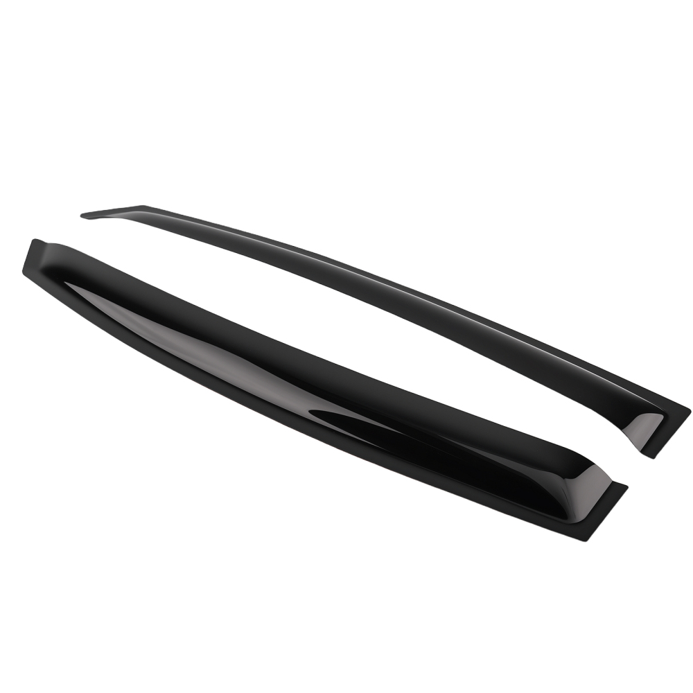 4pc Side Window Deflectors Set compatible for Hyundai Accent Sedan 18-22 Black Rain Guards
