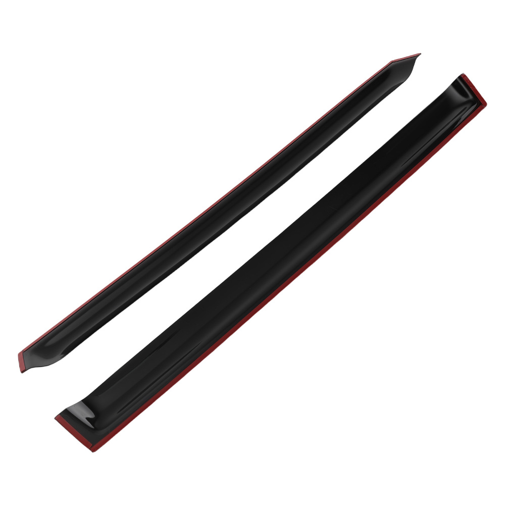 4PC Side Window Rain Guards Deflector Kit compatible for Honda Pilot 03-08 Outside Mount