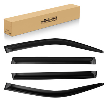 4PC Side Window Rain Guards Deflector Kit compatible for Honda Pilot 03-08 Outside Mount