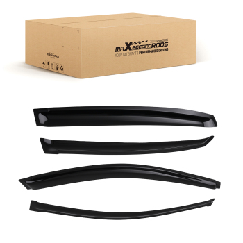 Rain Guards Weather Shields compatible for LEXUS RX 2003-2008 Tinted Black 4Pcs