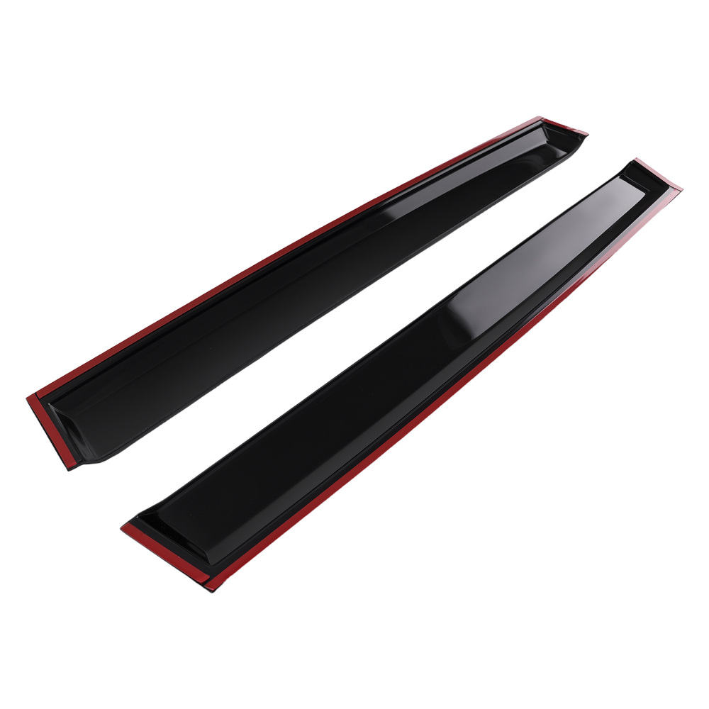 4x Window Visors Rain Guards Shield compatible for Subaru Forester 2019-2024Outside Mount