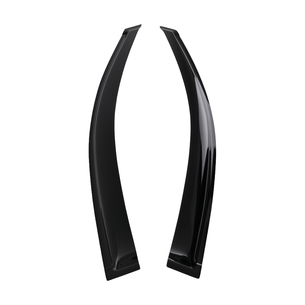 4-Piece Window Wind Deflectors Rain Guards compatible for Toyota Sienna 2004-2010 Smoke