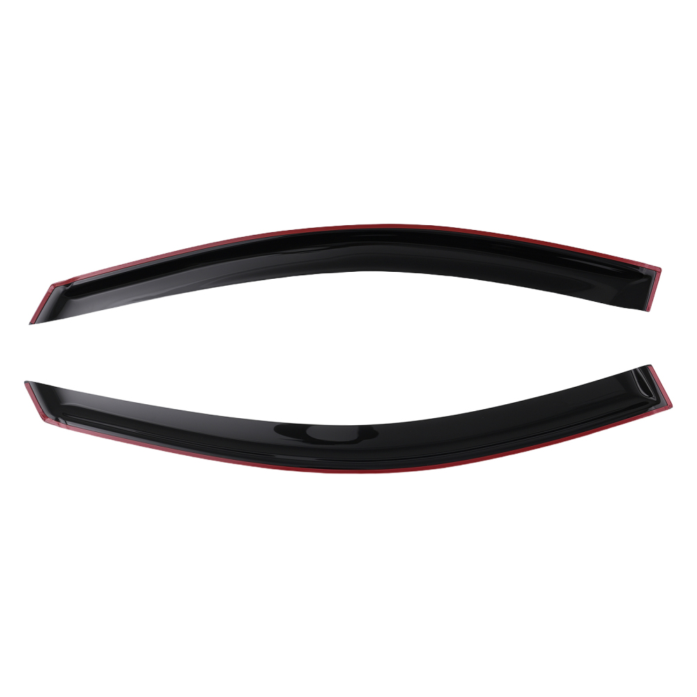 4-Piece Window Wind Deflectors Rain Guards compatible for Toyota Sienna 2004-2010 Smoke