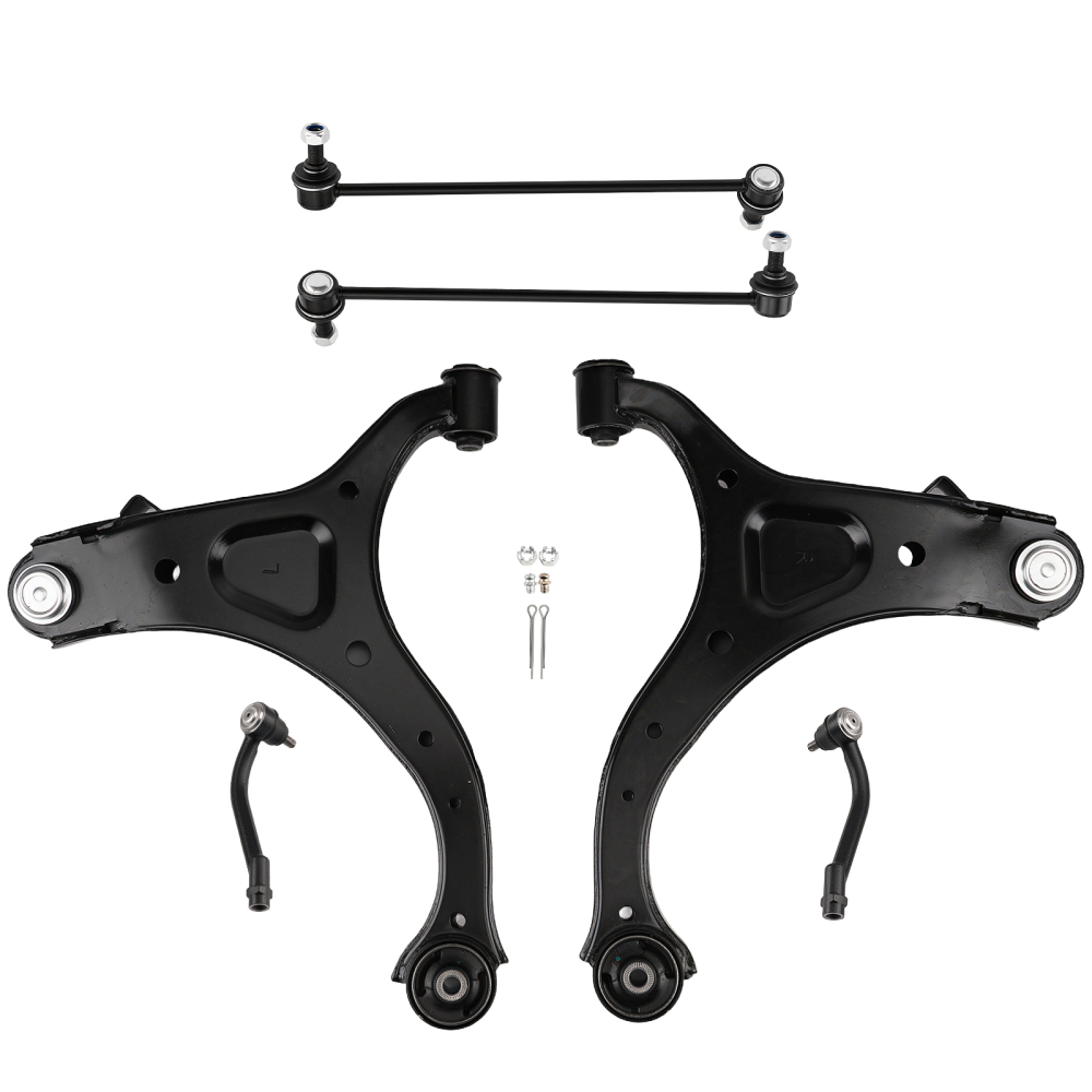 6x Front Lower Control Arm + Sway Bar End Link For Santa Fe Sorento 10 11 12 13