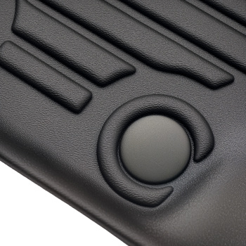 All-Weather Black Floor Mats Liner compatible for Hyundai Accent 2018-2023 TPE Custom Fit