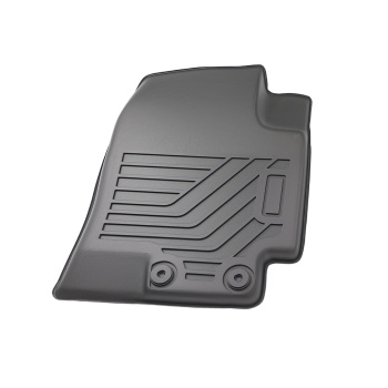 All-Weather Black Floor Mats Liner compatible for Hyundai Accent 2018-2023 TPE Custom Fit