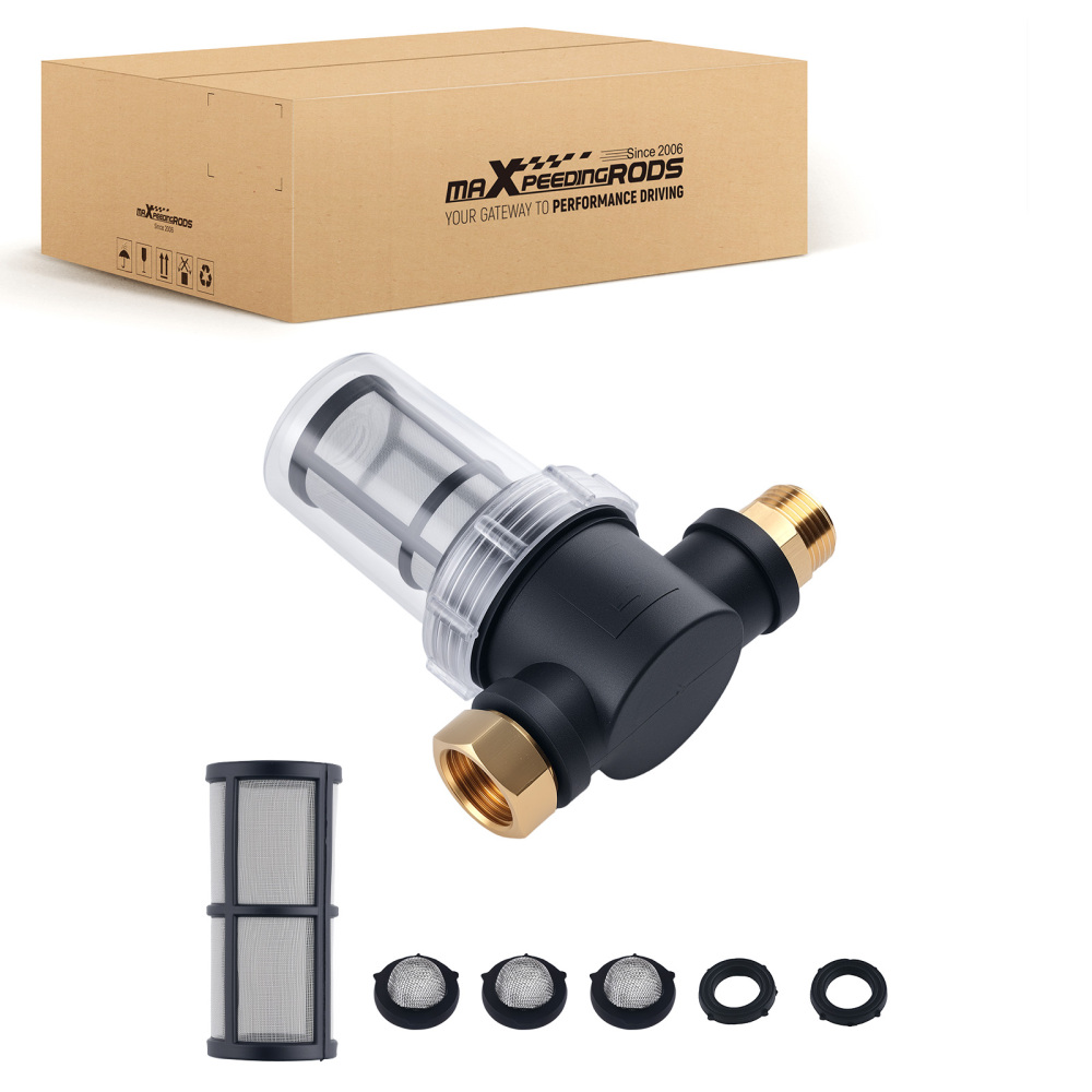 Garden Hose Filter for Pressure Washer with 40 100 Mesh Screen Set