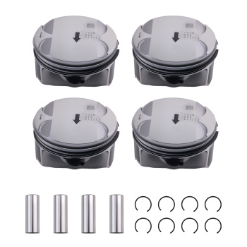 4X PistonsRings For 2010-17 compatible for Chevy Equinox GMC Terrain compatible for Buick 2.4L 12578324
