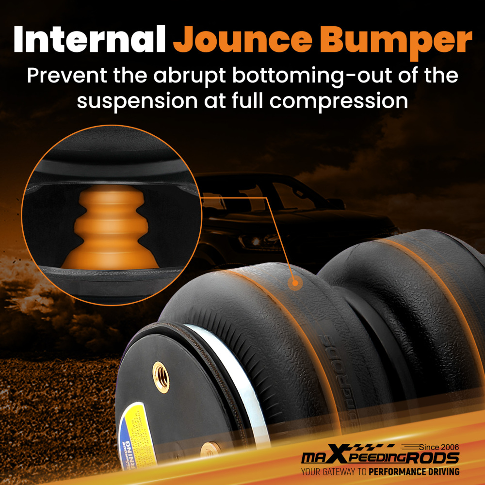 Rear Air Suspension Spring Bag Kit Compatible for Ram 1500 4 Wheel Drive 2019-2025 5000lbs