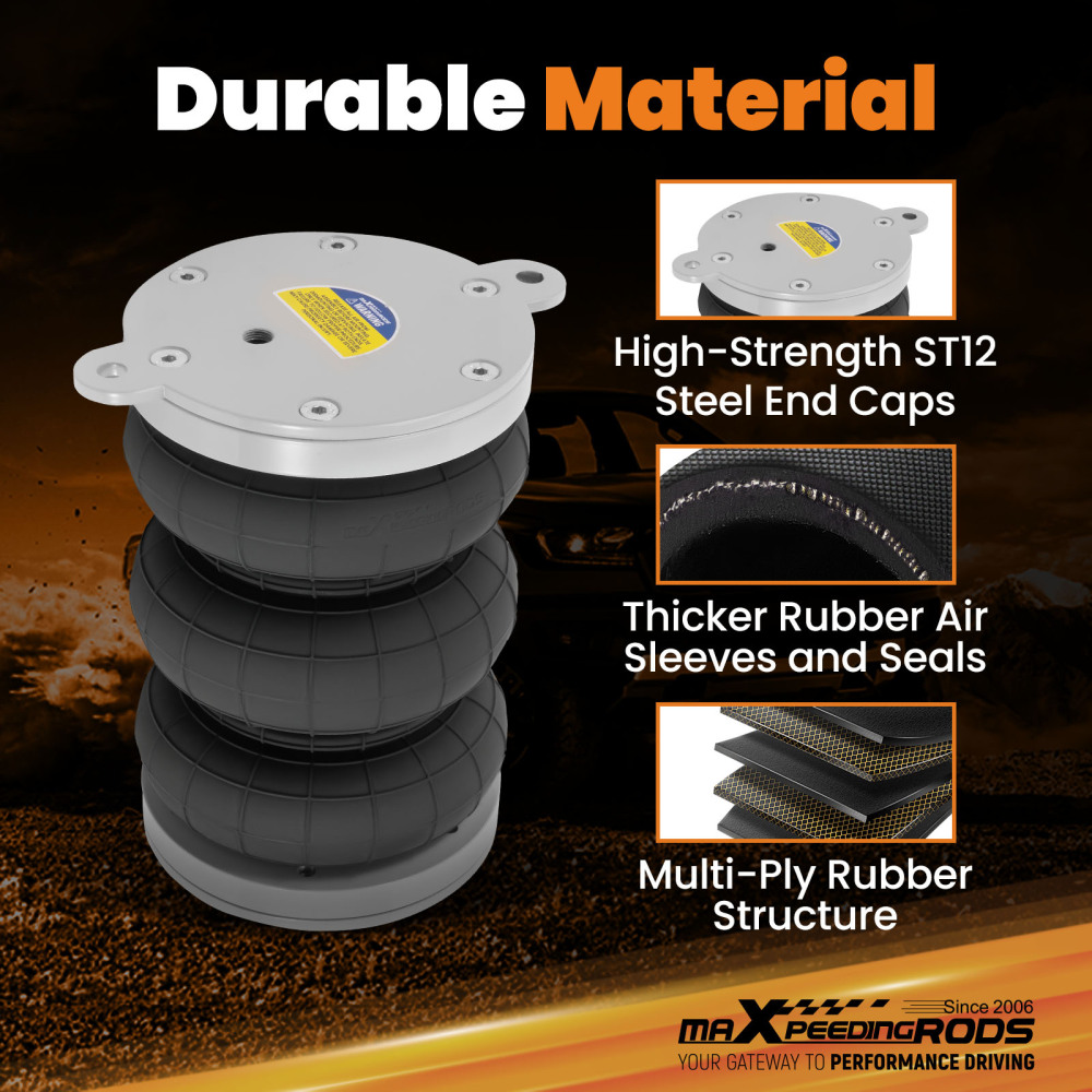 Rear Air Suspension Kit w/ Compressor compatible for Fiat Ducato compatible for Peugeot Boxer 1994- 5000kg