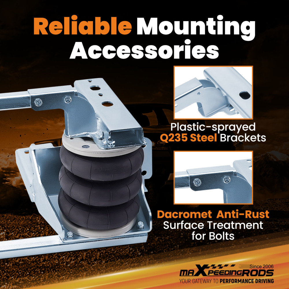 Air Spring Bag Kit compatible for Iveco Daily 35C/55C 1999-onwards Rear Load Support