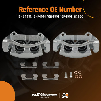 Front Disc Brake Caliper compatible for Jeep Commander 2006-2010 18-B4991 18-B4990