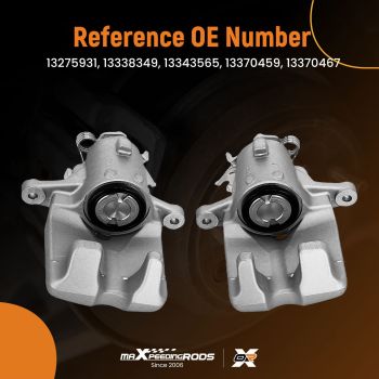 Rear Left Right Brake Caliper compatible for Opel Insignia A G09 2008/07-2017/03 13338349