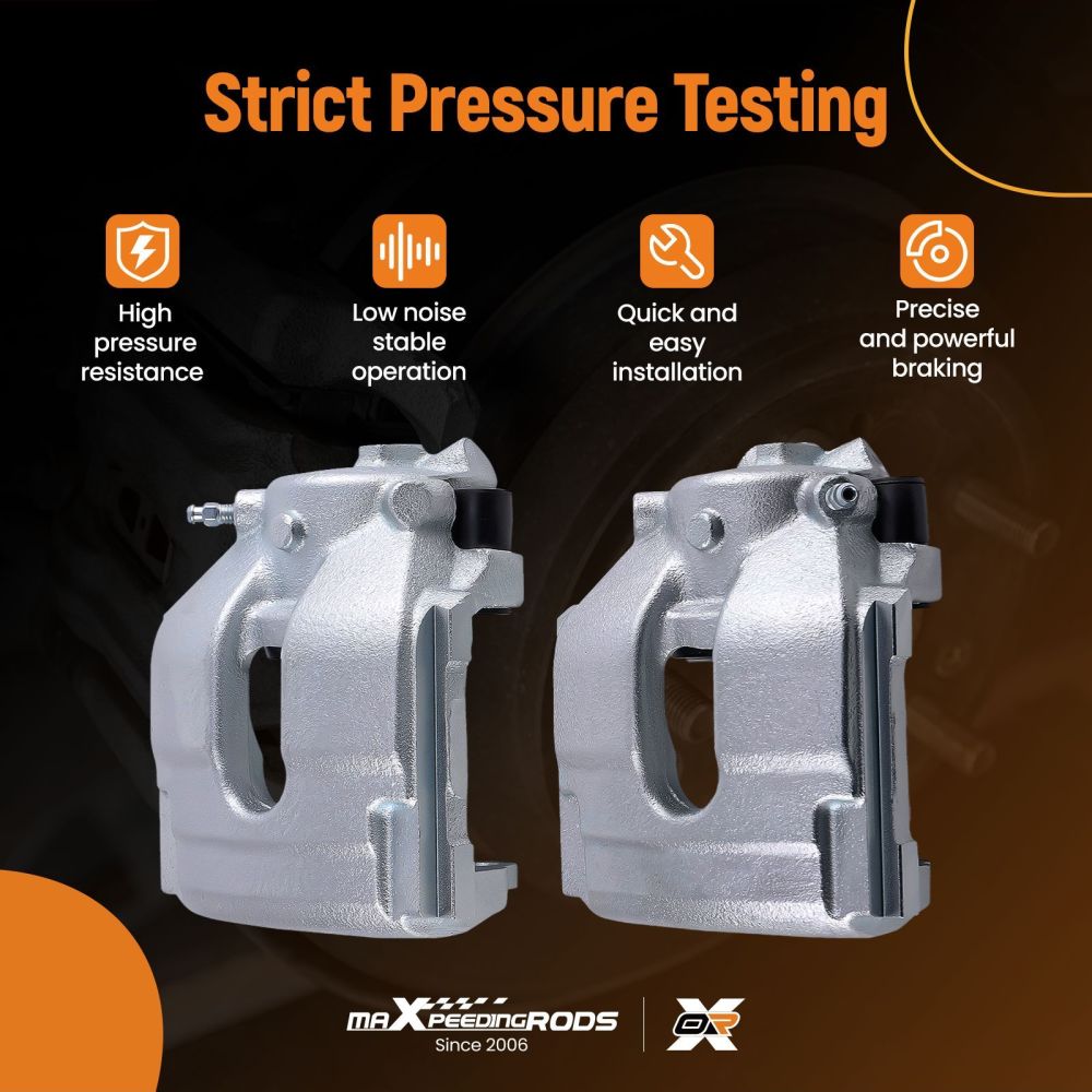 Front Left Right Brake Calipers compatible for BMW 3 Series E46 1999-2007 compatible for MG ZT 2001-2005