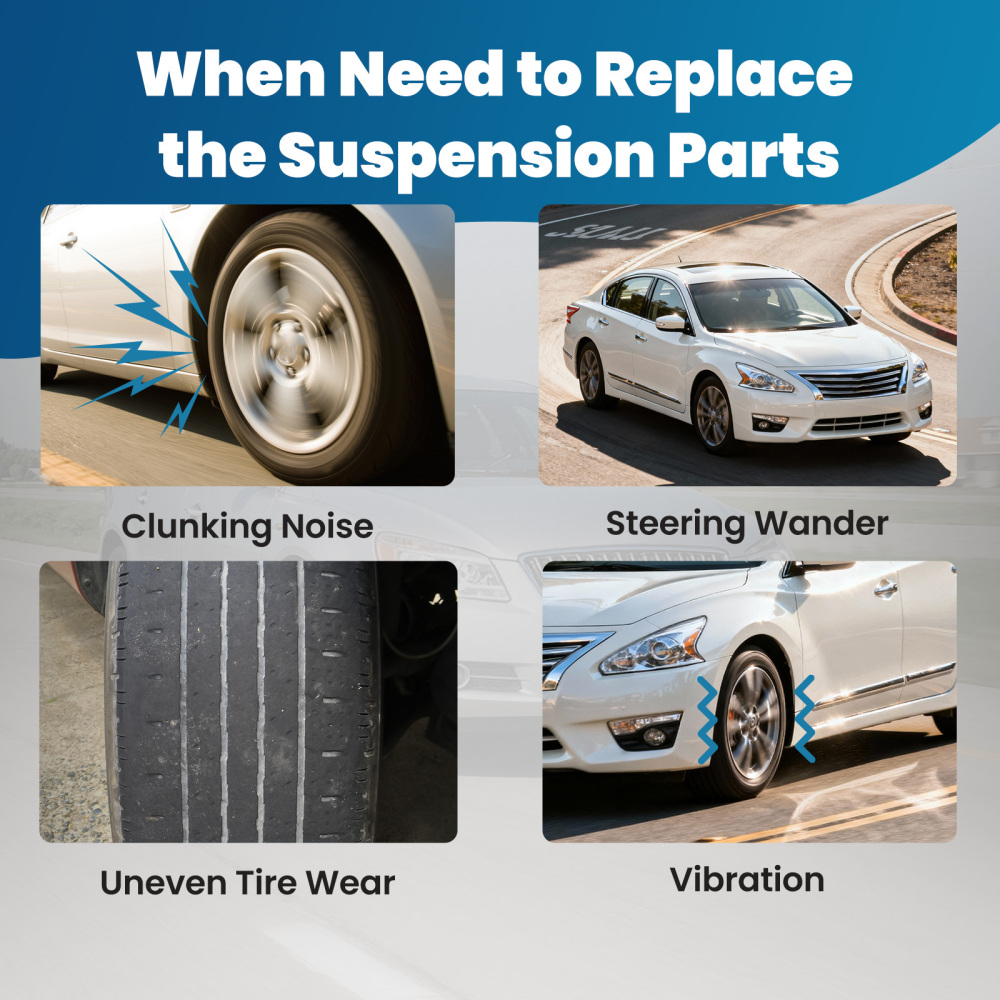 maXpeedingrods 4Pcs Front Lower Control Arm with Sway Bar End Link Compatible for Nissan Altima 2007-2012