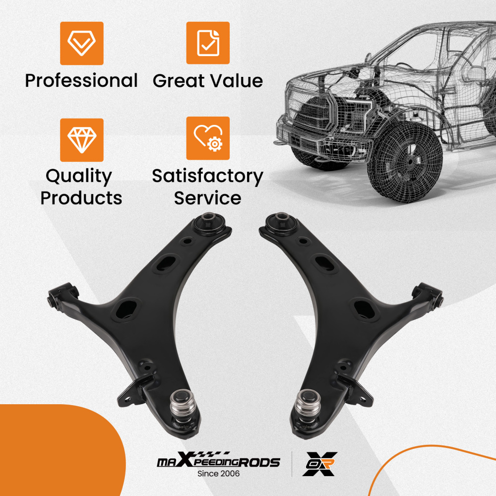 maXpeedingrods 2Pcs Front Lower Control Arm with Ball Joint Compatible for Subaru Forester 2014-2018