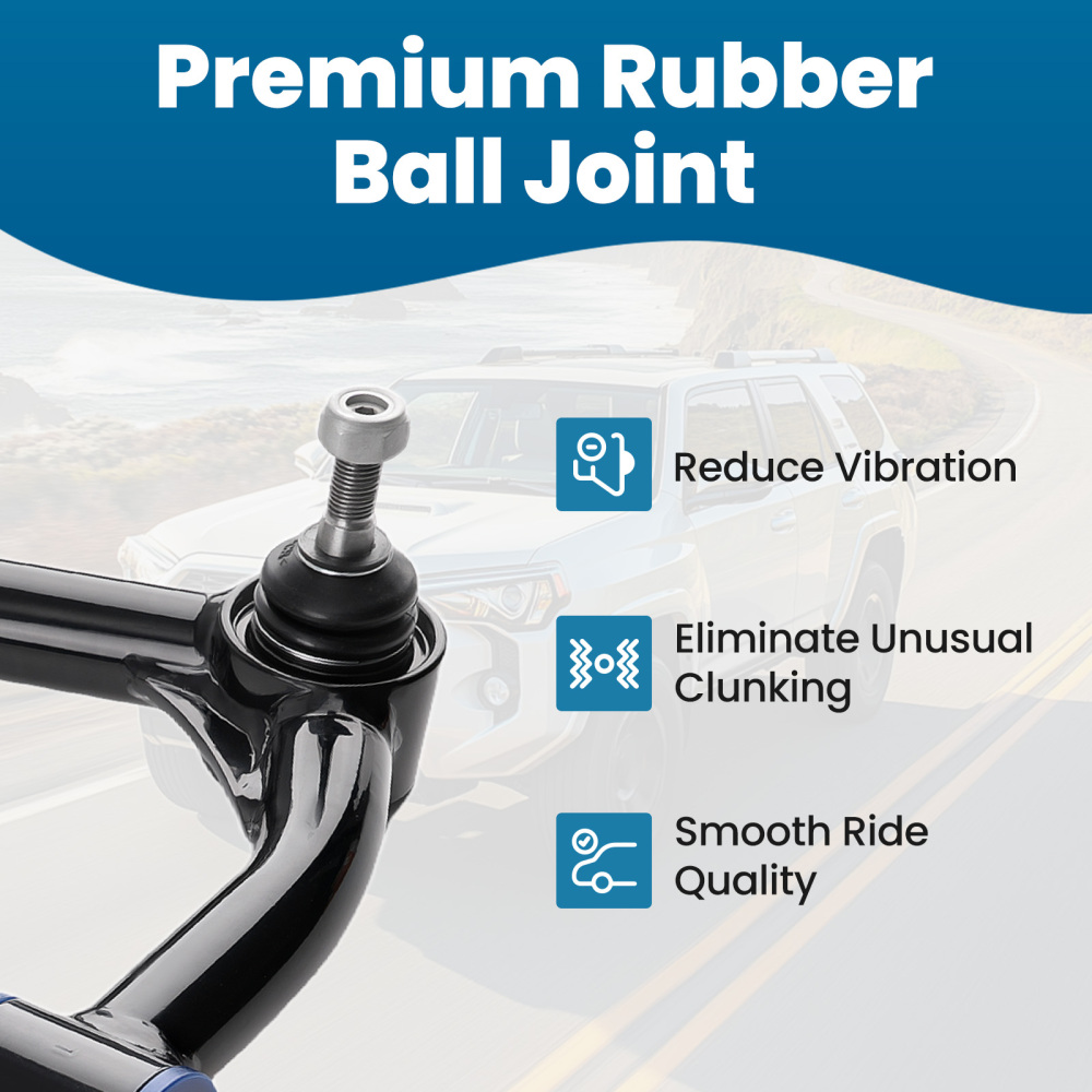 Pair Tubular Front Upper Control Arm 2-4 lift compatible for Lexus GX470 03-09 GX460 10-23