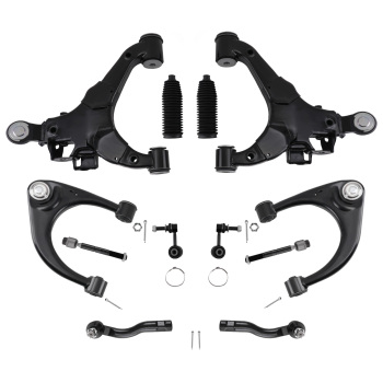 Front Upper Lower Control Arm For 2008-2019 compatible for Toyota Sequoia Tundra Suspension Kit