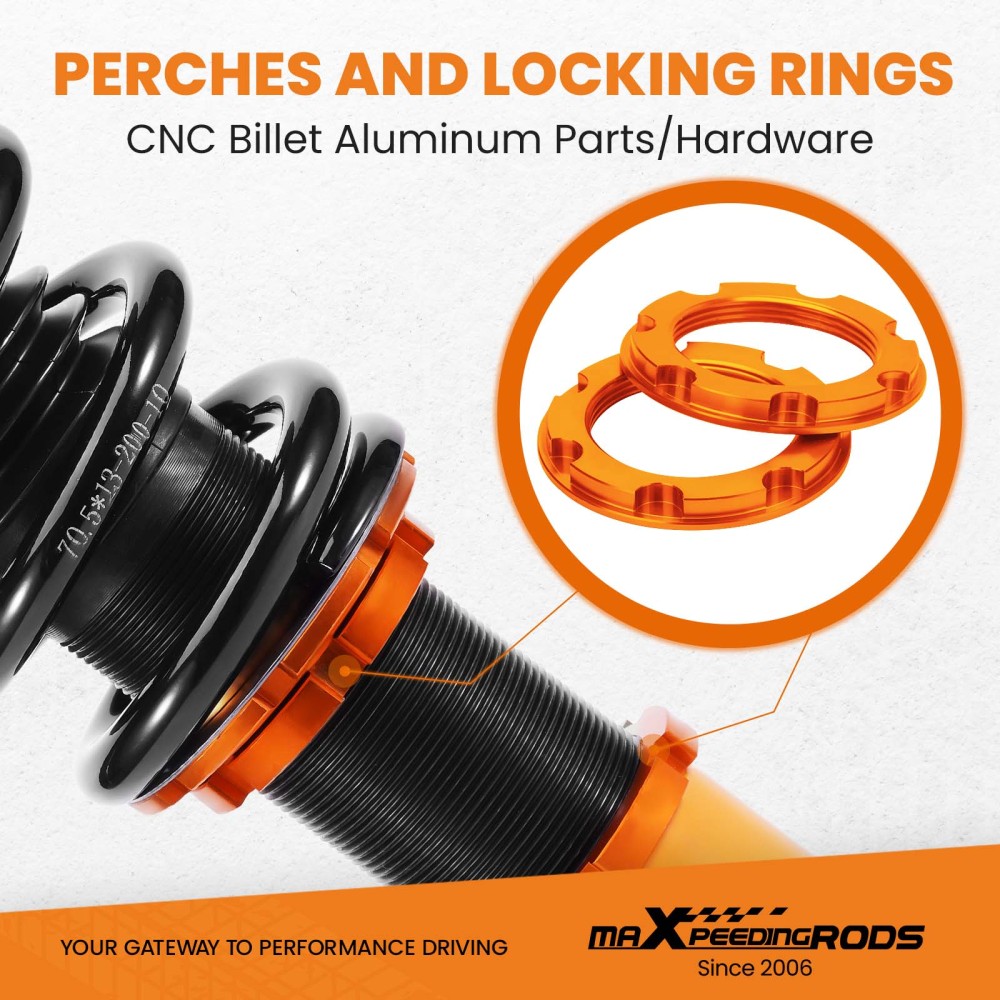 Compatible for Honda CR-V CRV 1996-2001 RD1–RD3 Suspension ShockS Coilover Coilovers Lowering Kit