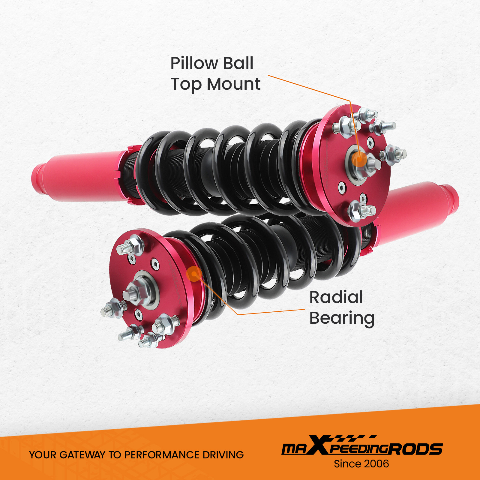 Coilover Kits compatible for Honda Accord 03-07 compatible for