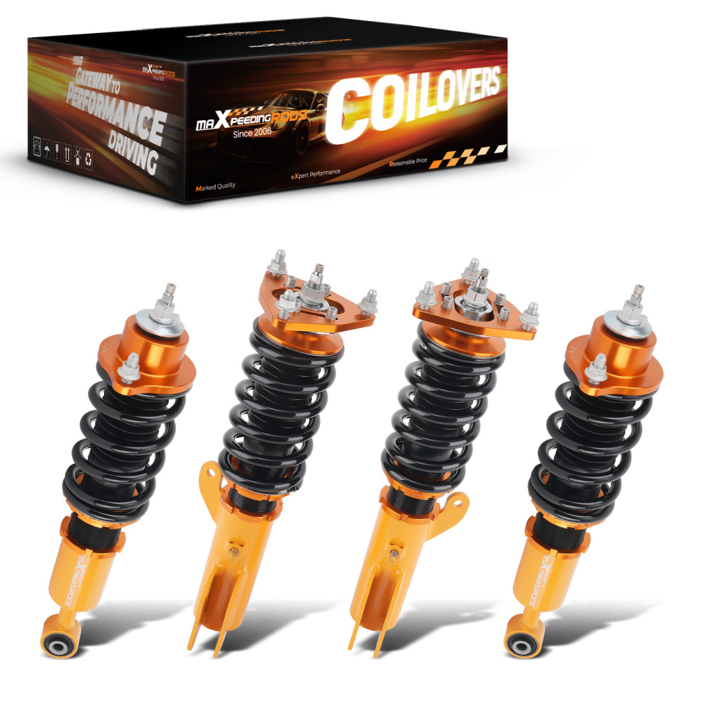 Coilover Lowering Kit Compatible for Mitsubishi Lancer 2008-2016 Adjustable Damper(Set of 4)
