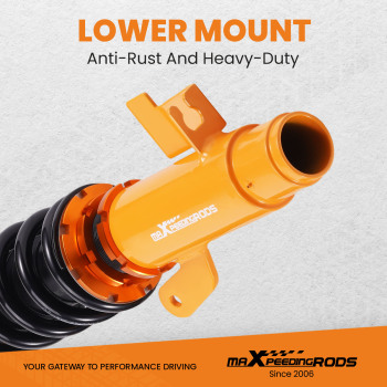 MaXpeedingrods Damper Adjustable Coilovers Kit compatible for Mazda 3 04-13 Sedan Hatchback