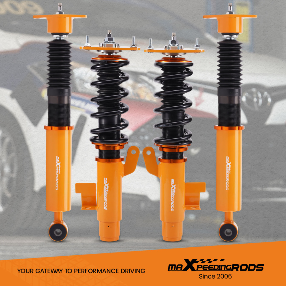 MaXpeedingrods Damper Adjustable Coilovers Kit compatible for Mazda 3 04-13 Sedan Hatchback