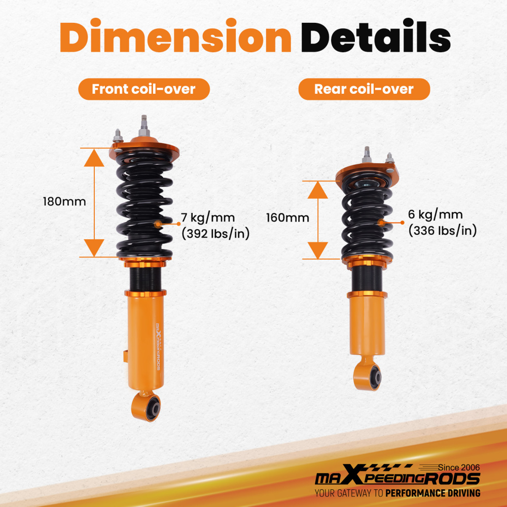 Ammortizzatori Regolabili compatibile per MAZDA MIATA MX5 NA 90-97 