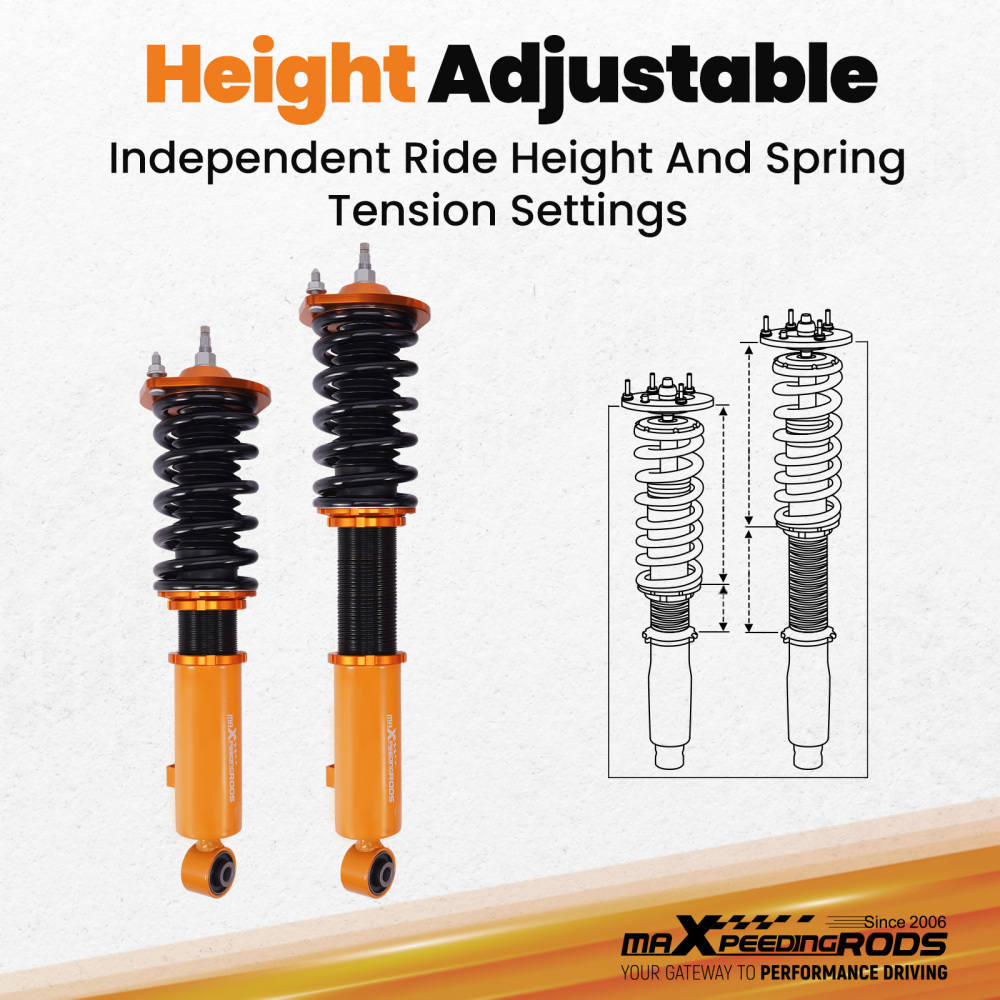 Ammortizzatori Regolabili compatibile per MAZDA MIATA MX5 NA 90-97 