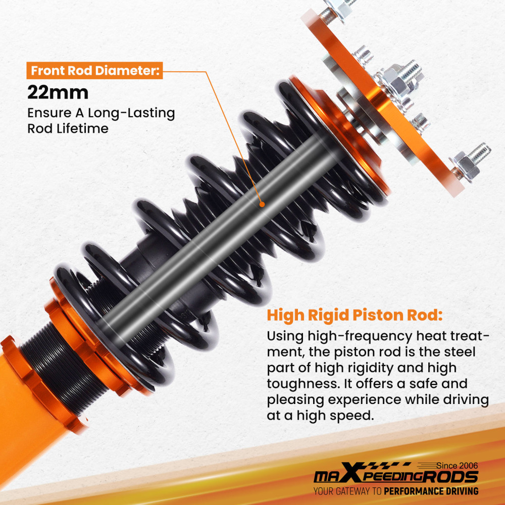 Coilover Suspension Kits compatible for Scion TC 2011-2016 AGT20 Height Adj. Shocks Struts