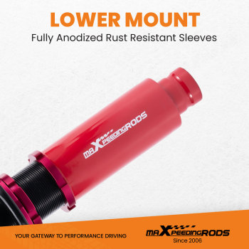 MaXpeedingrods Front+Rear Coilovers Lowering Kit compatible for Acura TSX 04-08 2.4L 3.0L