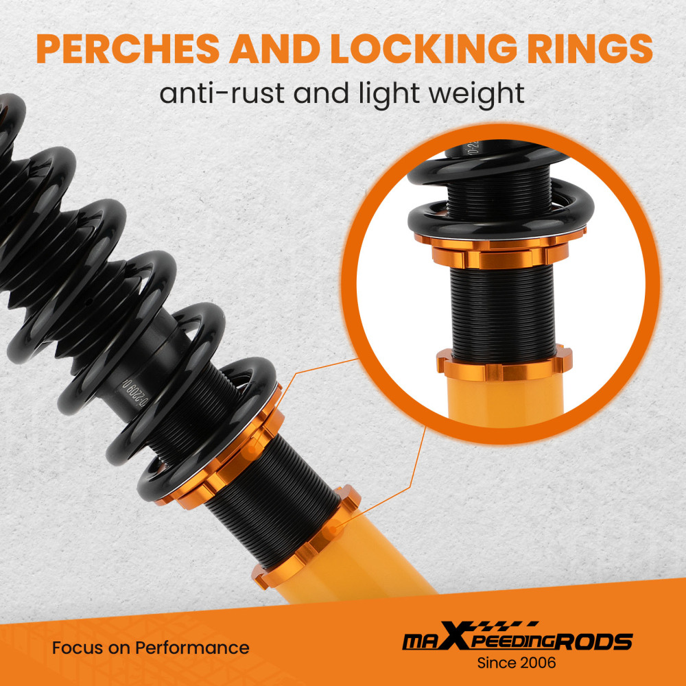 Air to Coil Spring Suspension Conversion Kit compatible for Jaguar XJ XJR XJ8 2003-2009