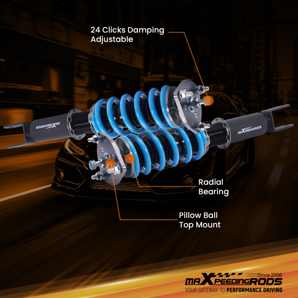 Amortisseurs Combinés Filetés compatible pour Mercedes-Benz W205  Classe C 2015-2021 C350